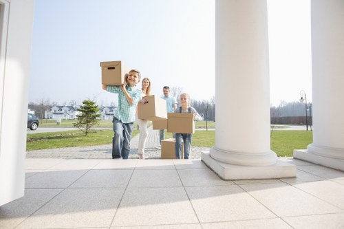 Experienced team handling a moving truck service in Lambeth