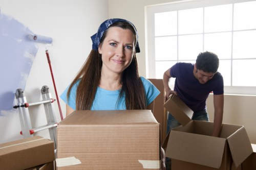 Professional movers from Lambeth Man with Van at work